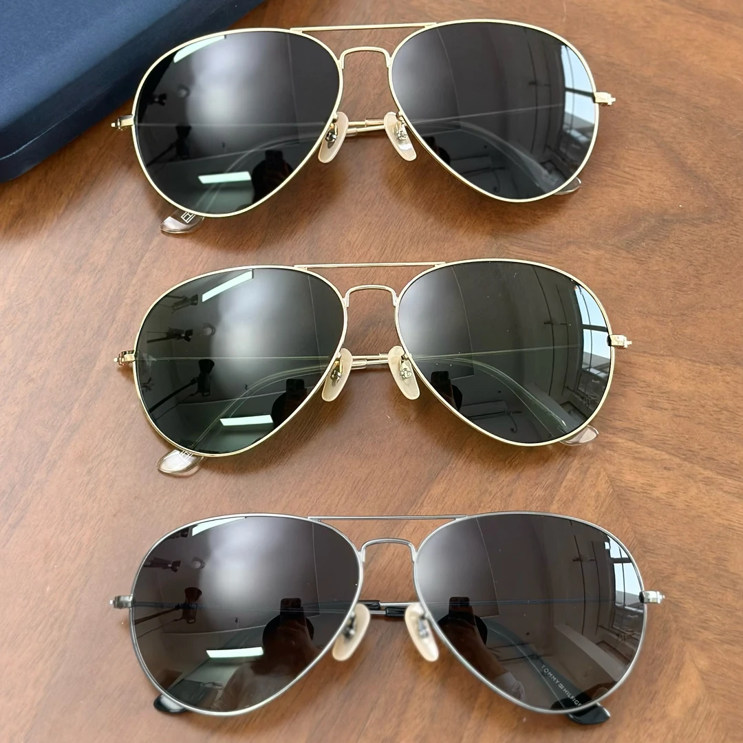 三色飞行员太阳镜  墨镜