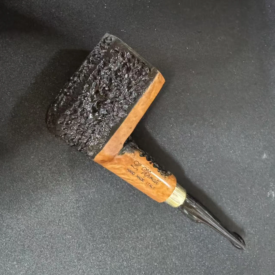 全新意大利维布拉蒂双银龙烟斗X