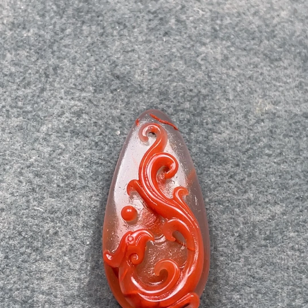 南红玛瑙未镶嵌吊坠