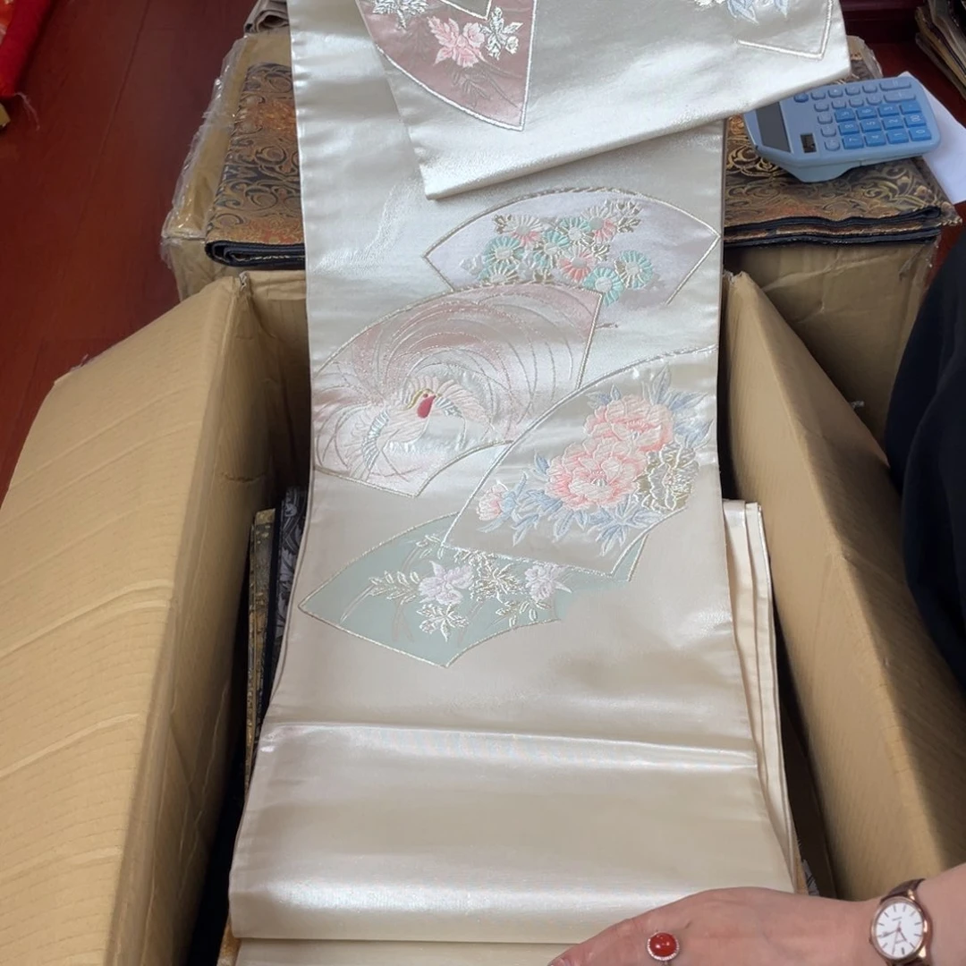 刺绣唐锦桑蚕丝正绢面料