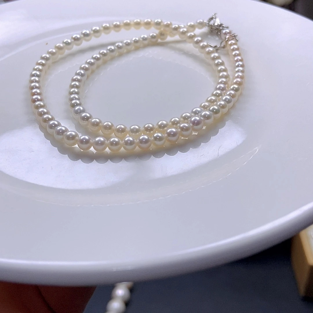 淡水珍珠合金颈饰娇*