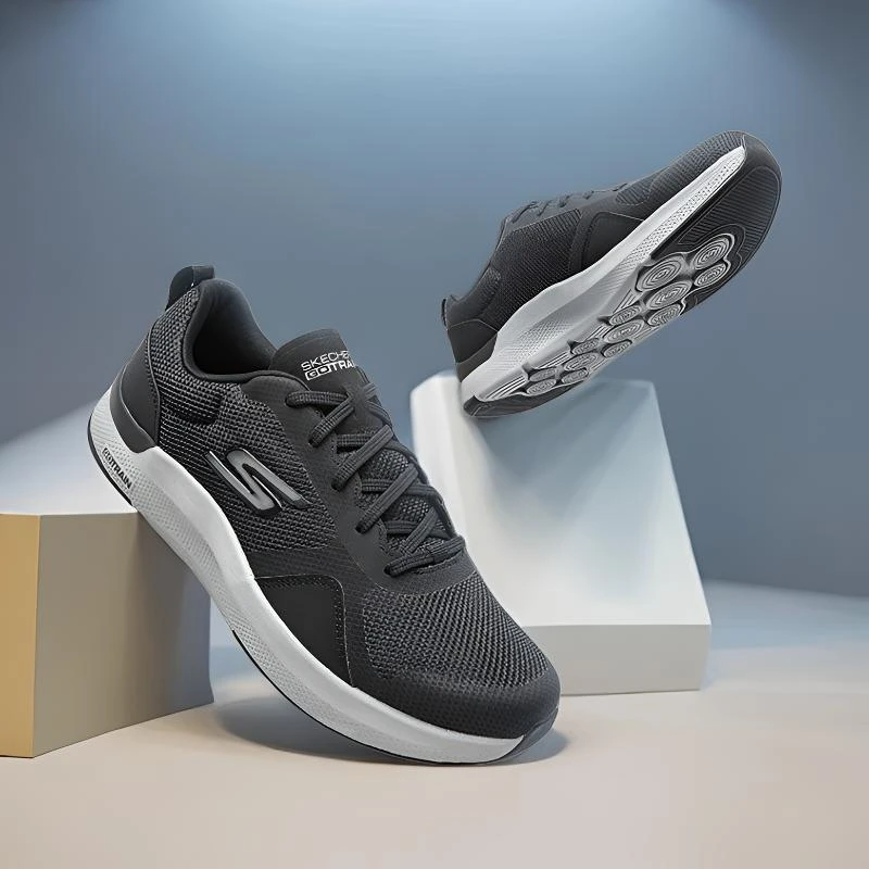 斯凯奇男鞋夏季网面运动鞋防滑耐磨透气轻便跑鞋软底休闲鞋220161