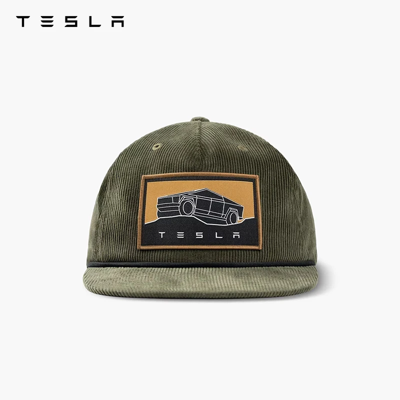 TESLA/特斯拉特斯拉赛博越野旅行车灯芯绒帽