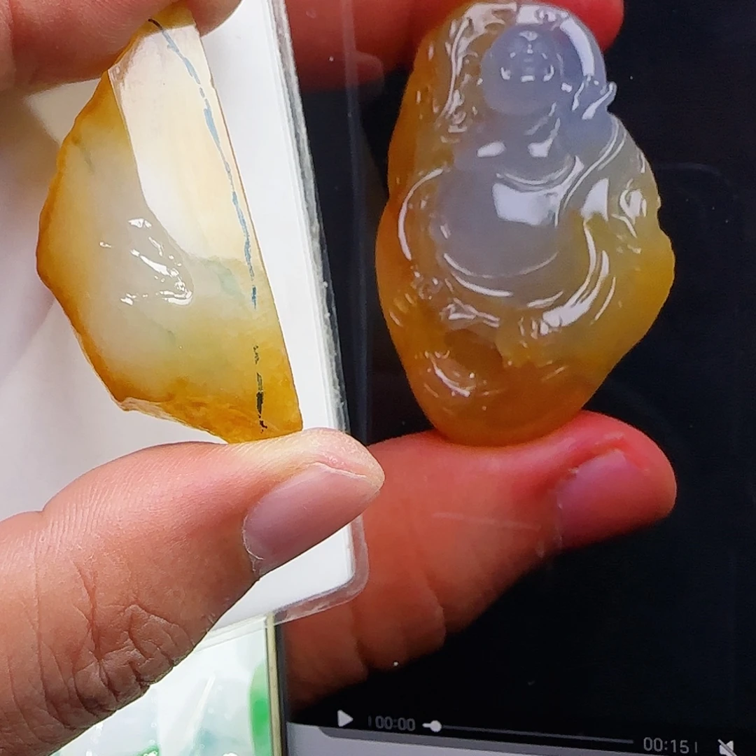 定制翡翠未镶嵌缅甸天然A货翡翠含老师工艺