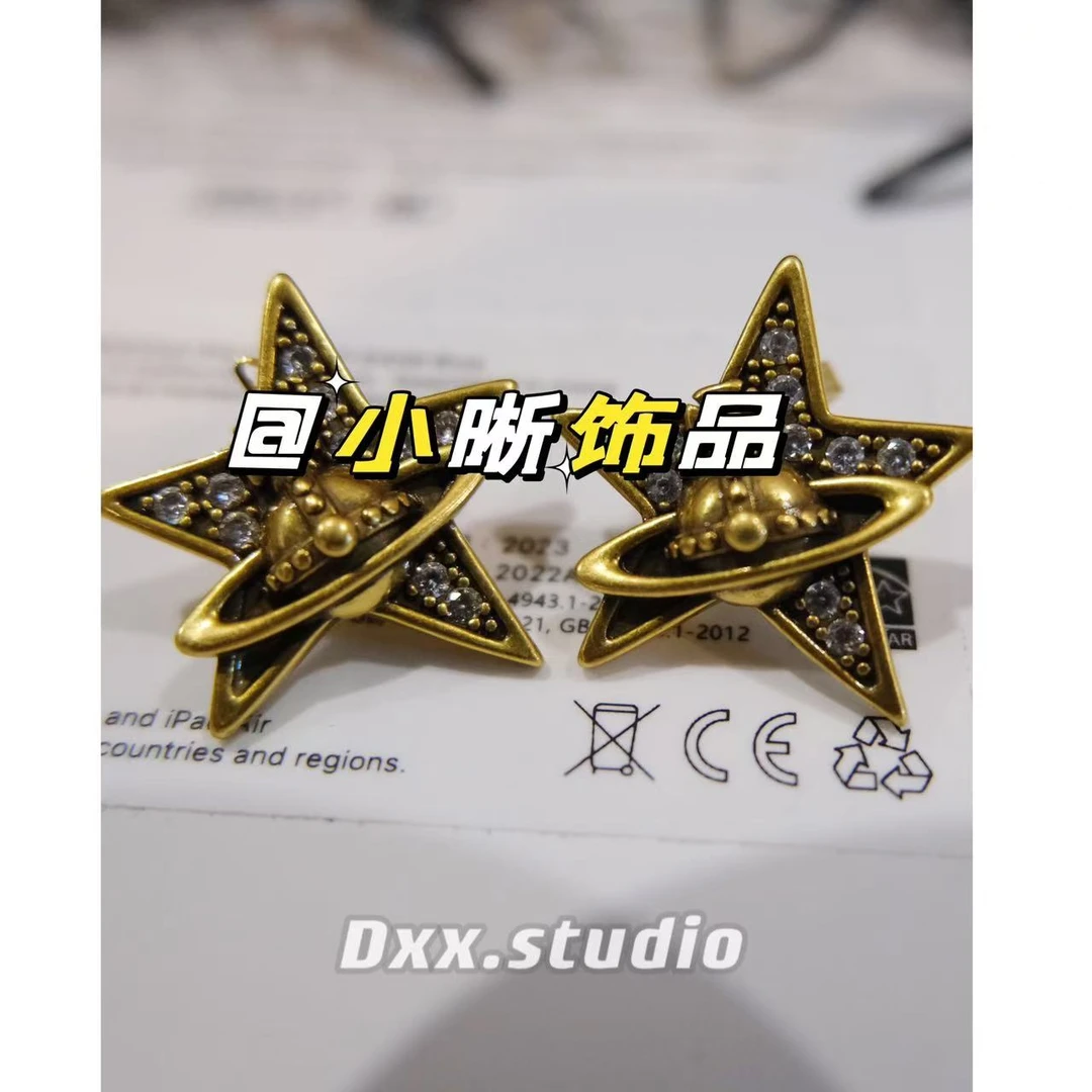铜合金耳饰 DXX小晰饰品-新品-【星球】耳饰43676