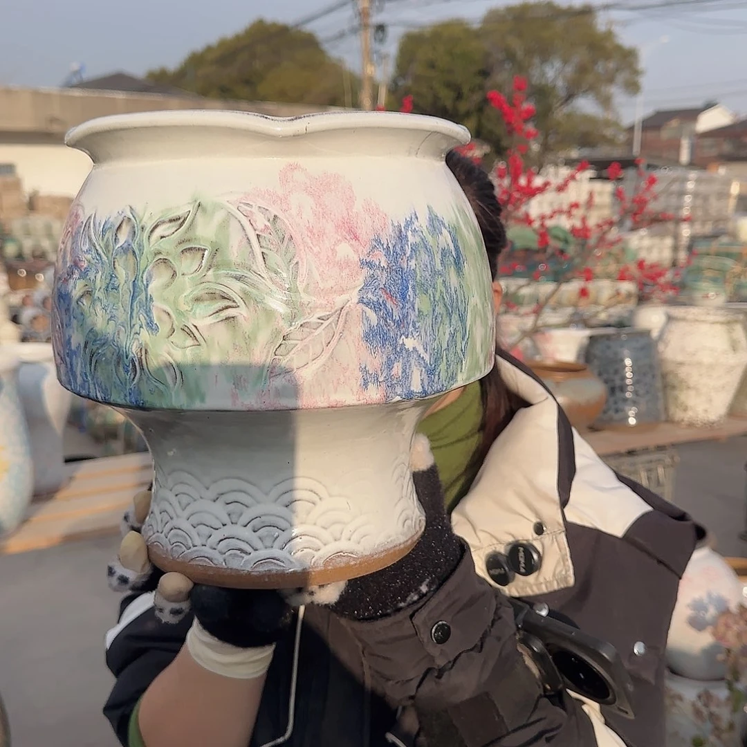 王嫂花盆1223-363高26口24