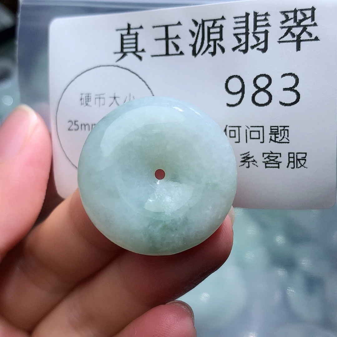 翡翠未镶嵌颈饰983