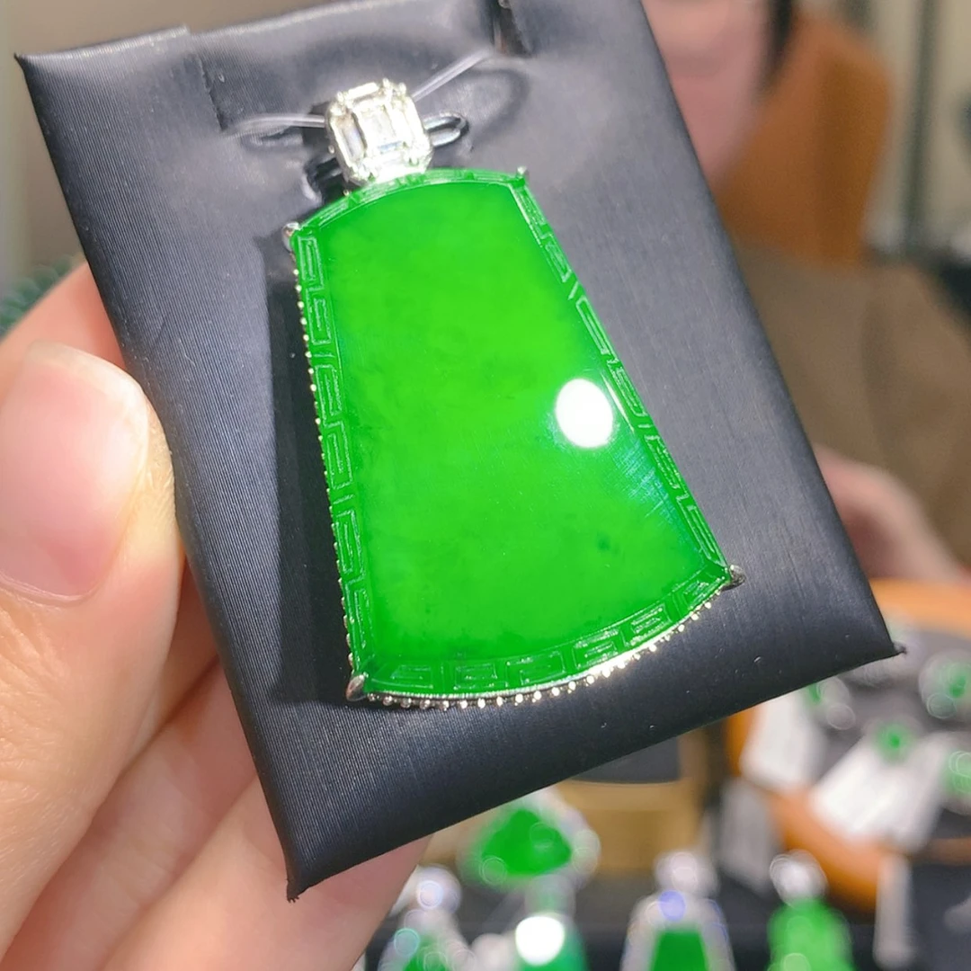 【闪购商品】翡翠银S925镶嵌颈饰5柒姐