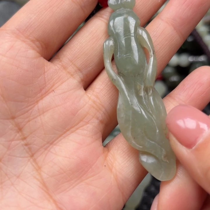 和田玉颈饰未镶嵌