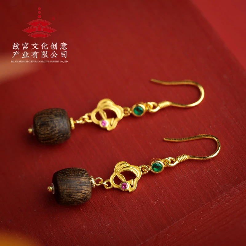 【重华岁贡】 沉香耳坠-富国岛倒架沉香耳坠