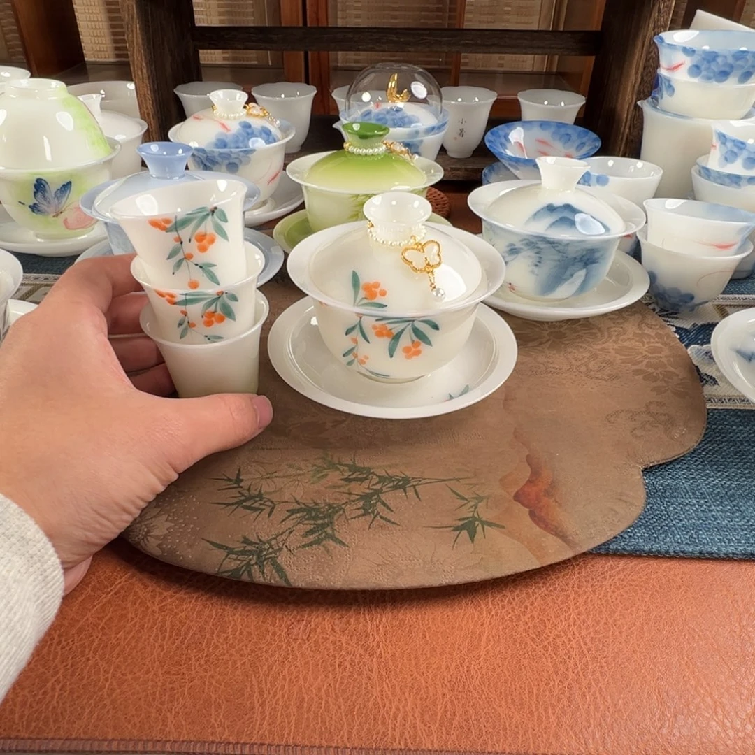 摆件陶手绘璞玉瓷系列产品