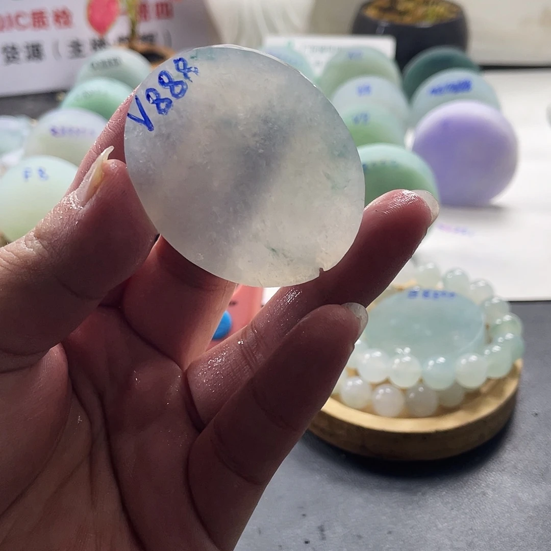 董***立定制翡翠未镶嵌08080708