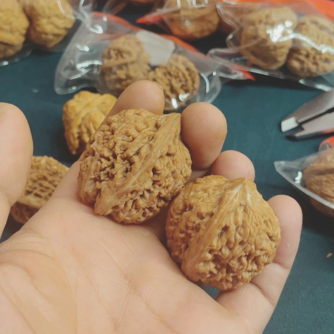 花***头文玩核桃吊坠蒜头