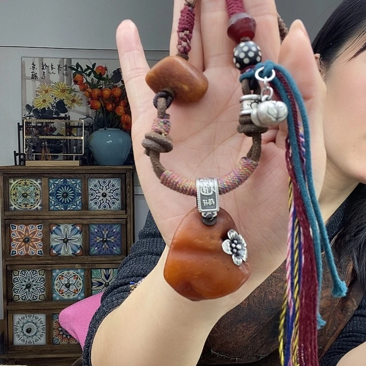 蜜蜡项链未镶嵌项链