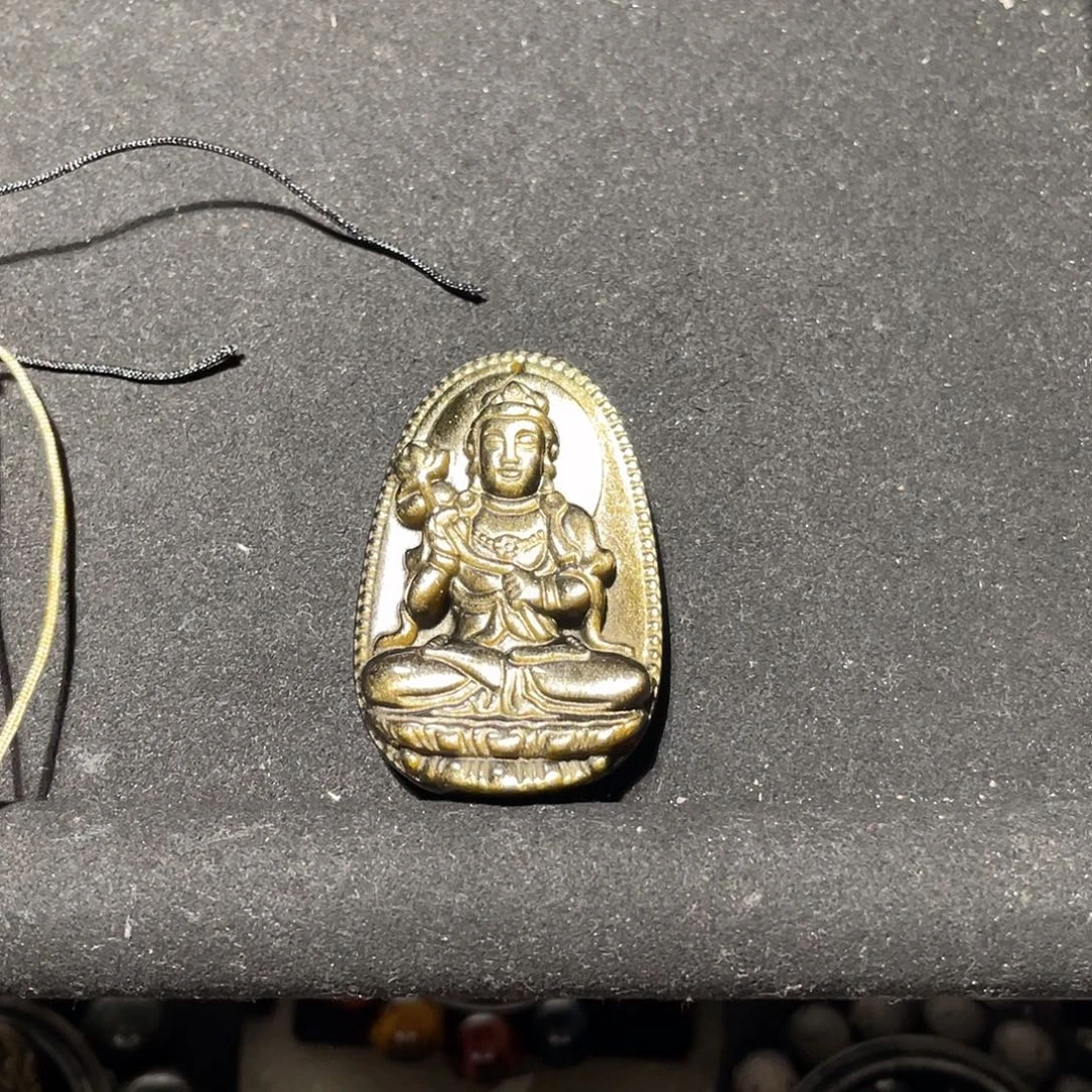 开***啦黑曜岩未镶嵌吊坠(不含链)