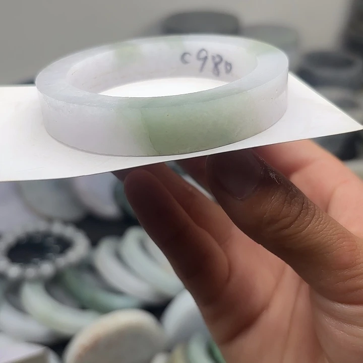 定制翡翠未镶嵌翡翠缅甸翡翠冰粉冰绿58-61