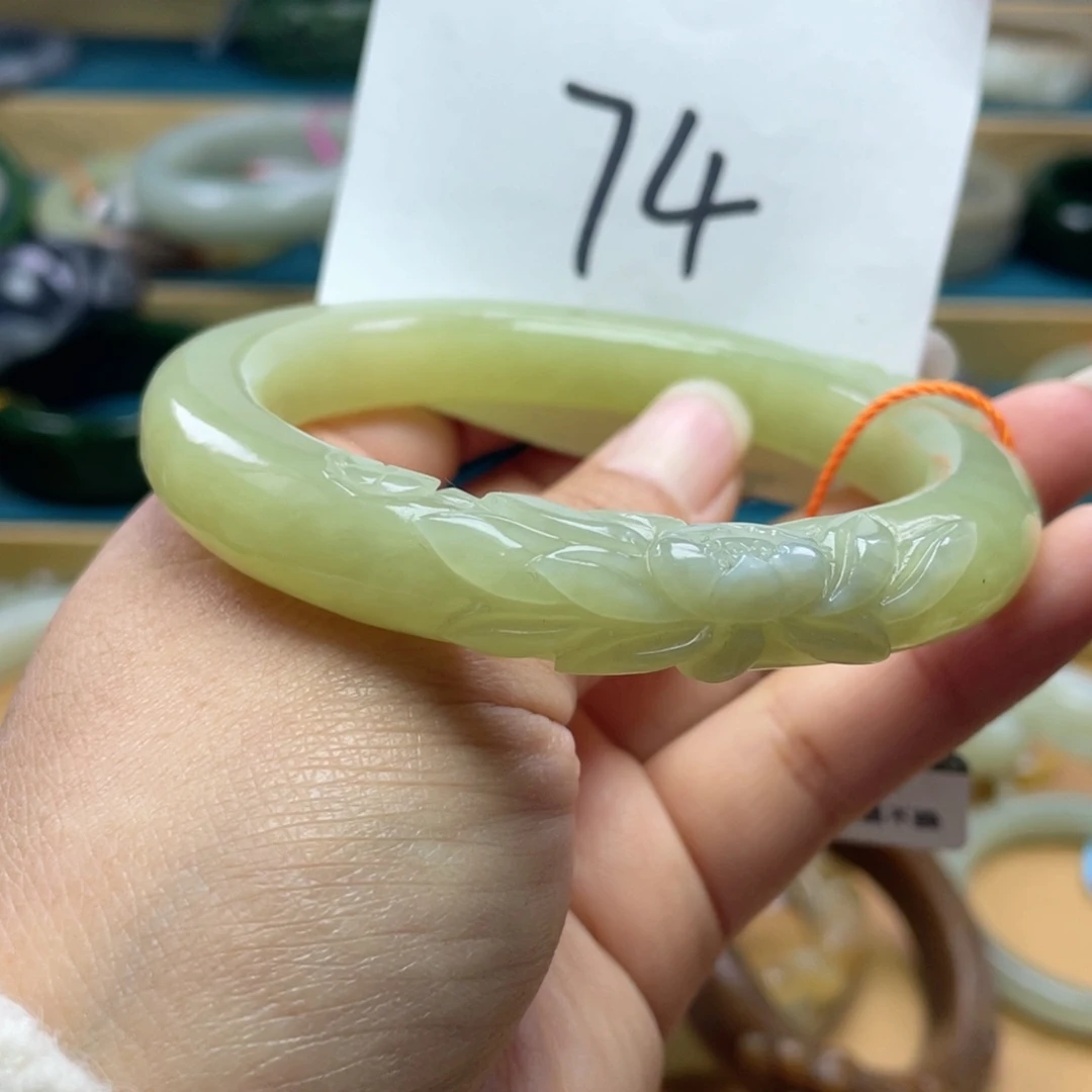 未镶嵌手镯和田玉圈口63