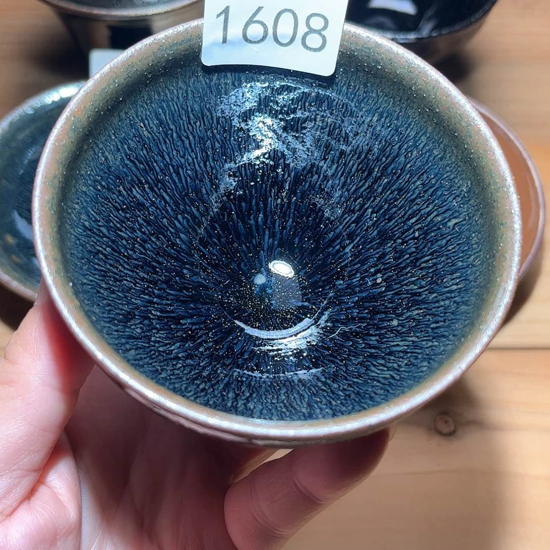 茶盏柴烧建盏茶盏1608