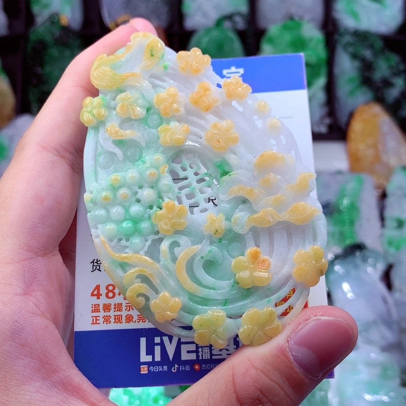 【闪购商品】翡翠颈饰未镶嵌挂件