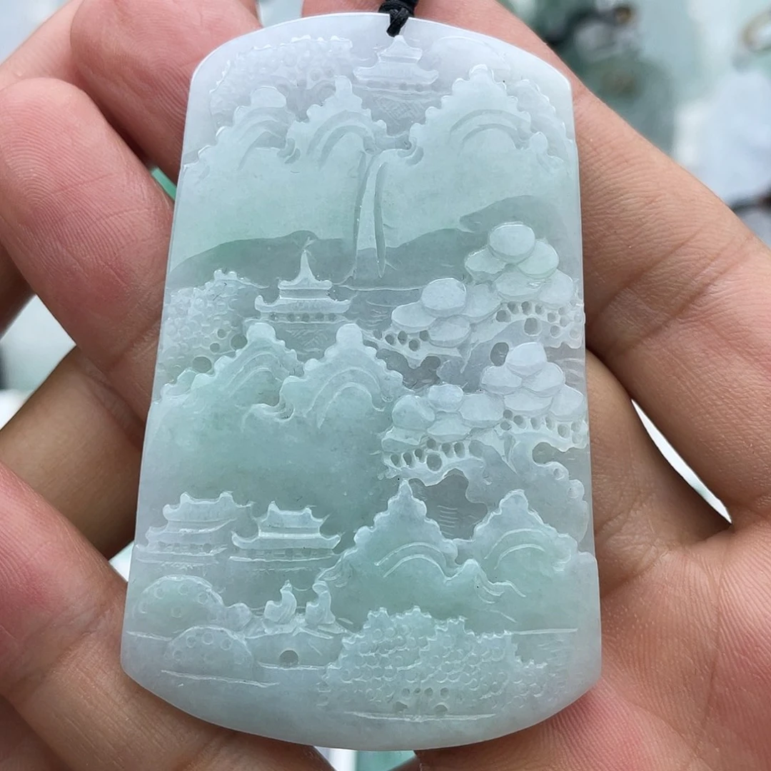 颈饰未镶嵌翡翠翡翠