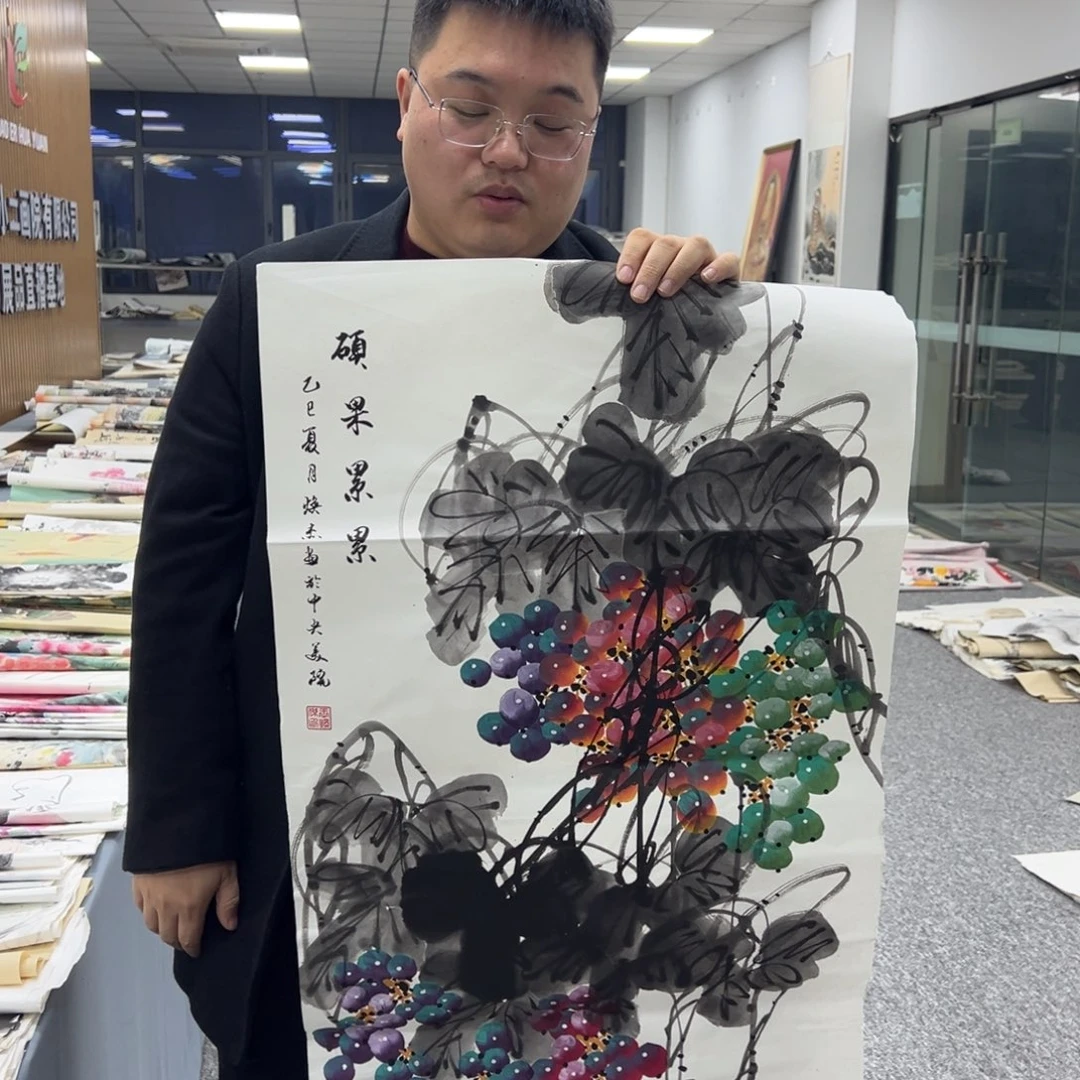 国画纯手工字画制作