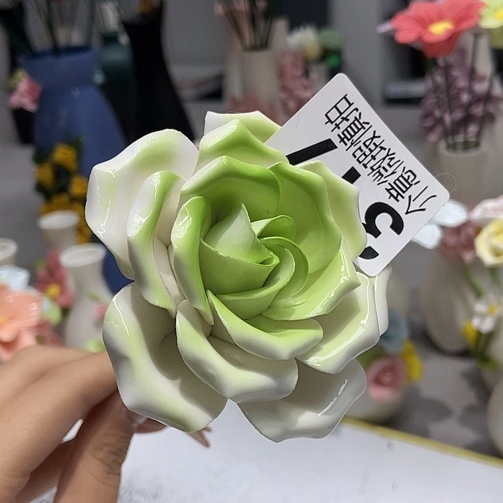 陶瓷纯手工捏花设计
