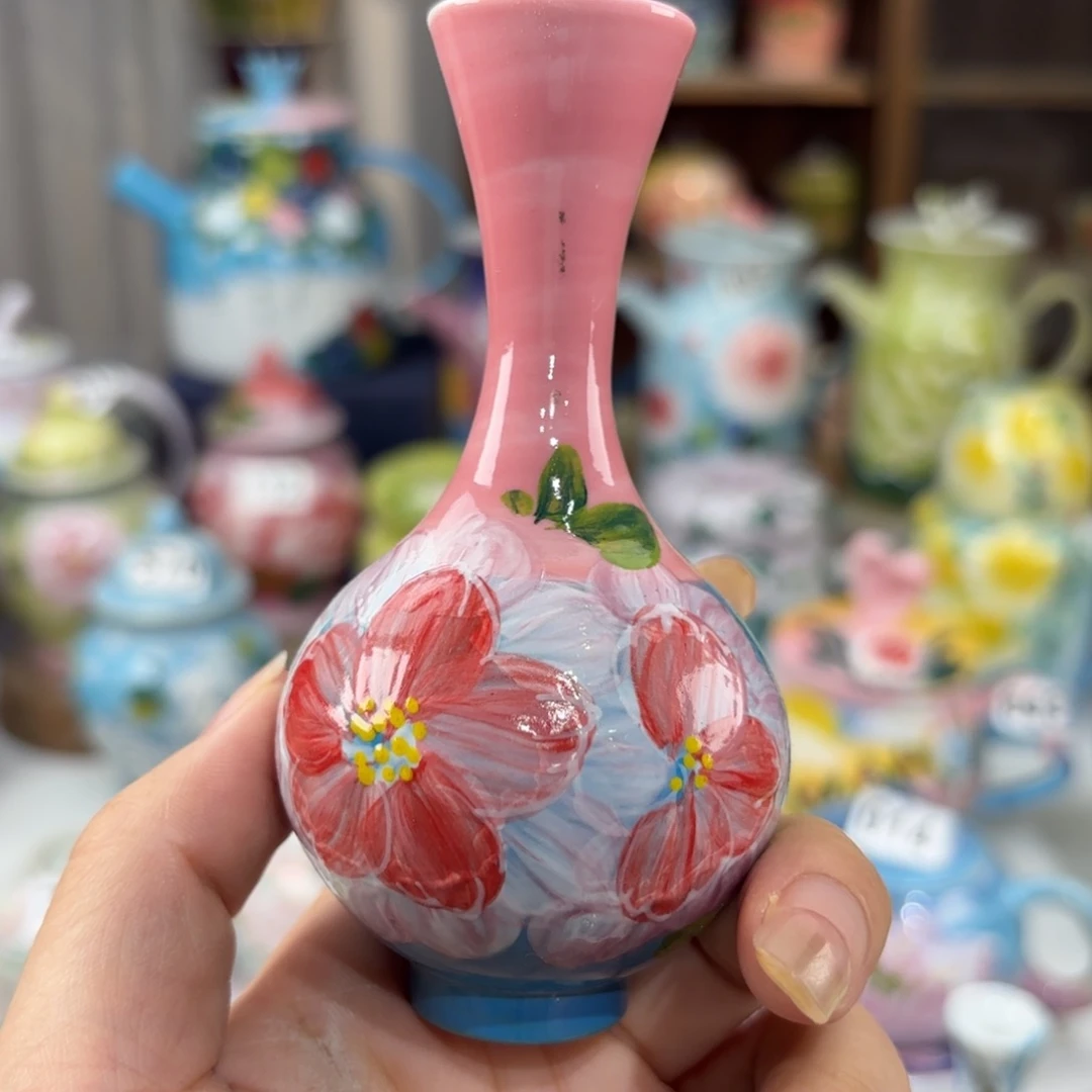 景德镇手绘高温釉下彩陶瓷茶具