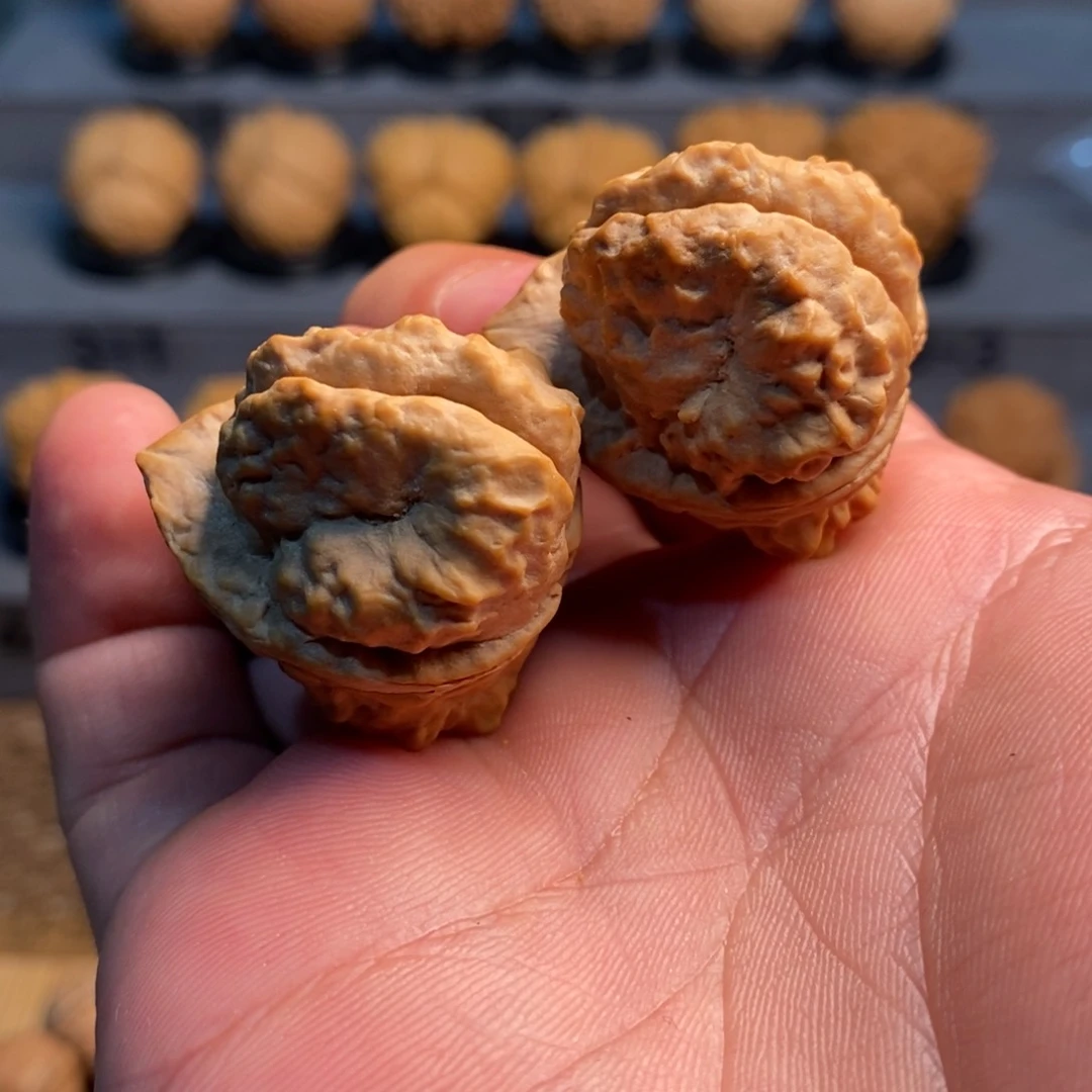 把件文玩核桃羊头