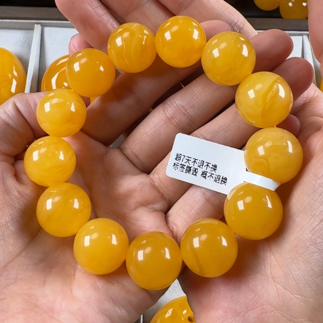 蜜蜡未镶嵌毛衣链