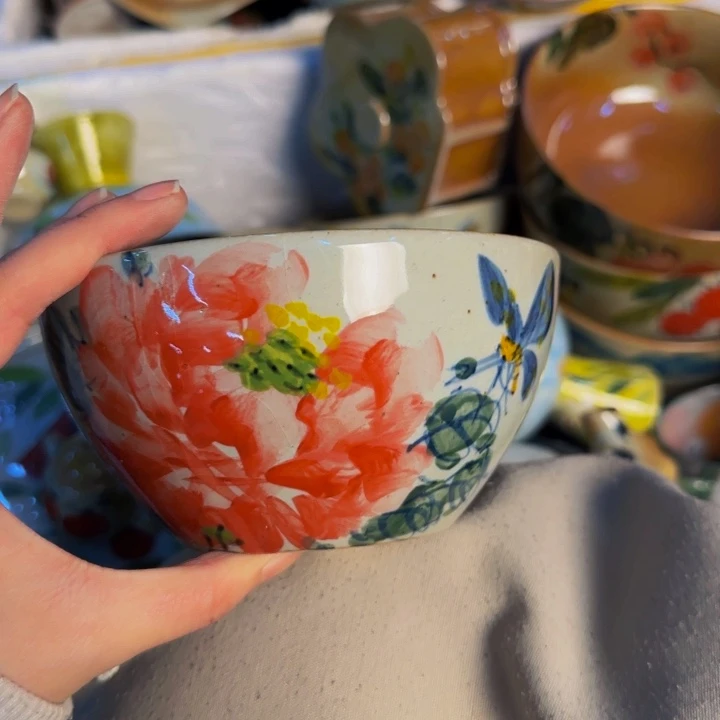 瓷片景德镇陶瓷手工手绘