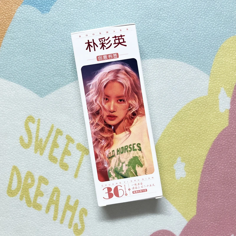 朴彩英Rose周边小书签36张自制个人照片写真集收藏小卡片生日礼物