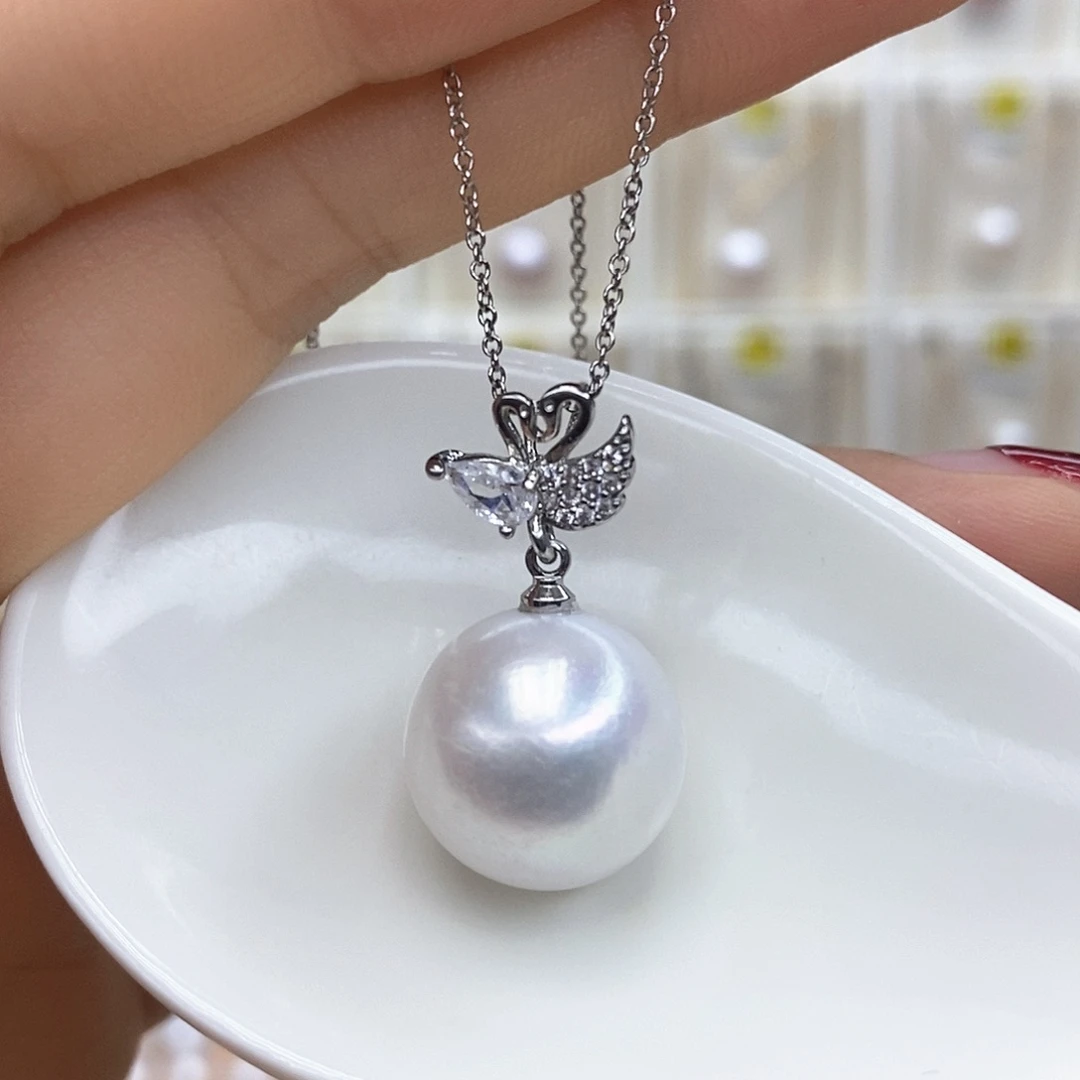 淡水珍珠合金项链