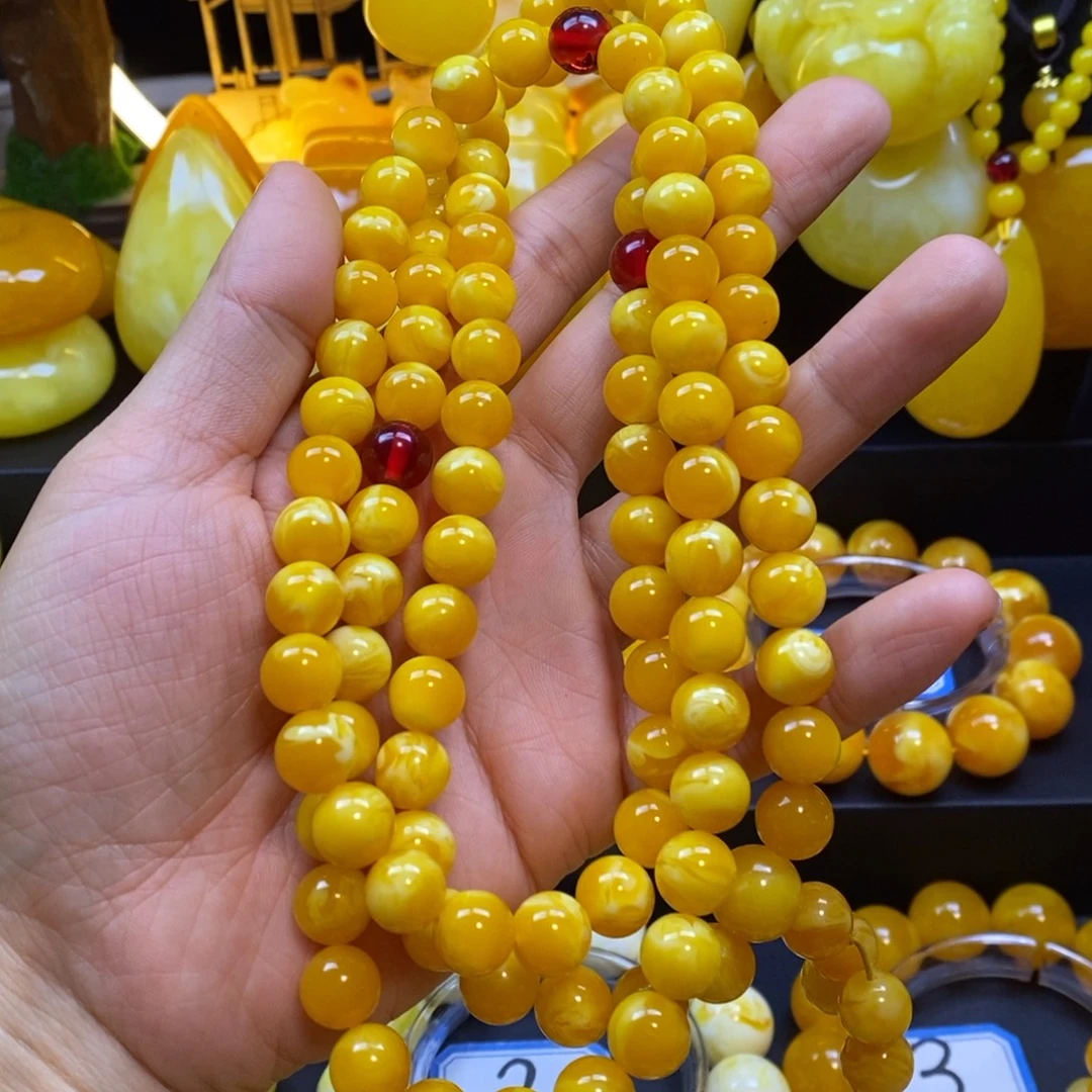 孤***狼全品无暇10老料飘花精品念珠