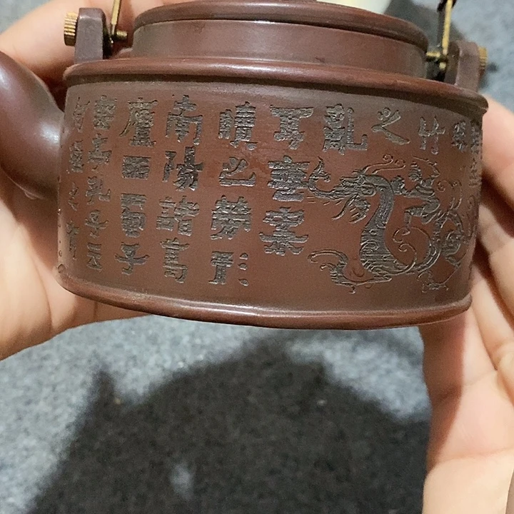 紫砂茶壶陶瓷摆件工艺品