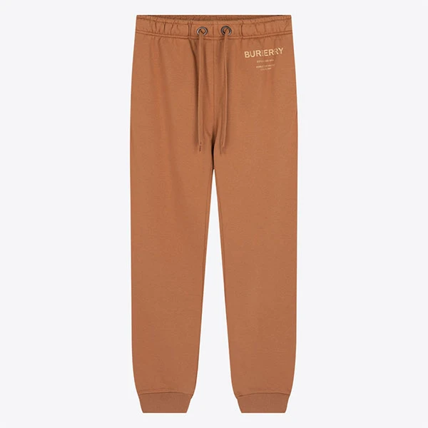 BURBERRY/博柏利秋季新品百搭纯棉男士中腰休闲裤运动卫裤8038702
