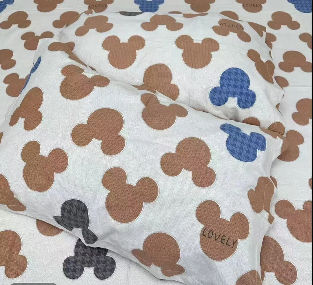 【被套-熊熊头头-咖】轻奢柔软丝滑简约标准透气被套