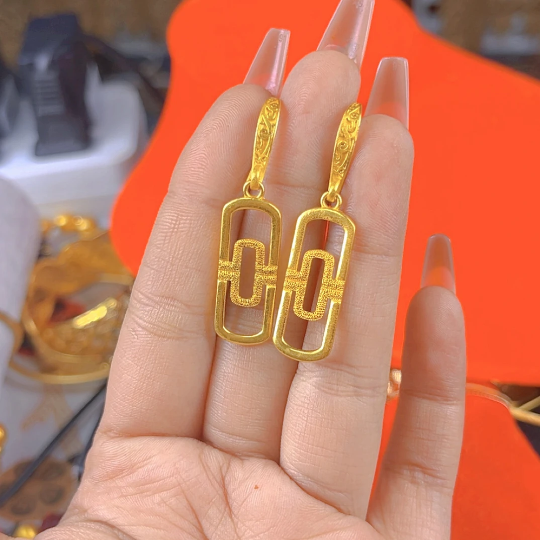 铜合金亚克力耳饰 铜合金新款耳环Ks مەڭگۈ ئۆزگەرمەيدۇ