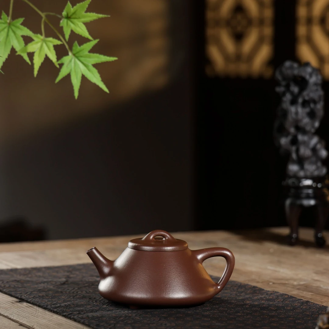 宜兴黄龙山原矿手工功夫茶实用茶器底槽清还原烧（子冶石瓢）