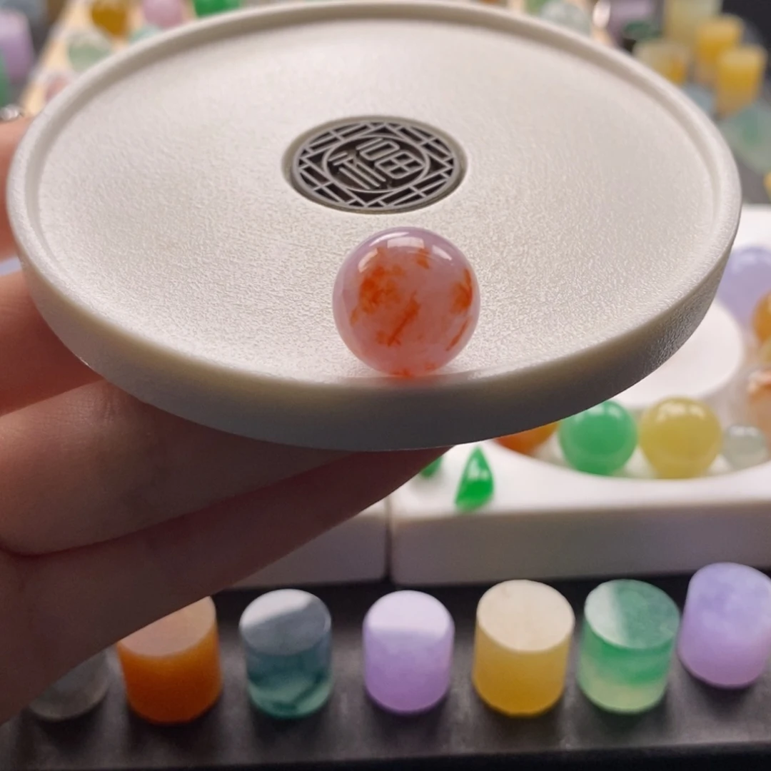 ****y翡翠未镶嵌颈饰翡翠圆珠