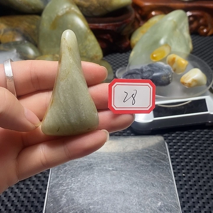 和田玉未镶嵌挂件28