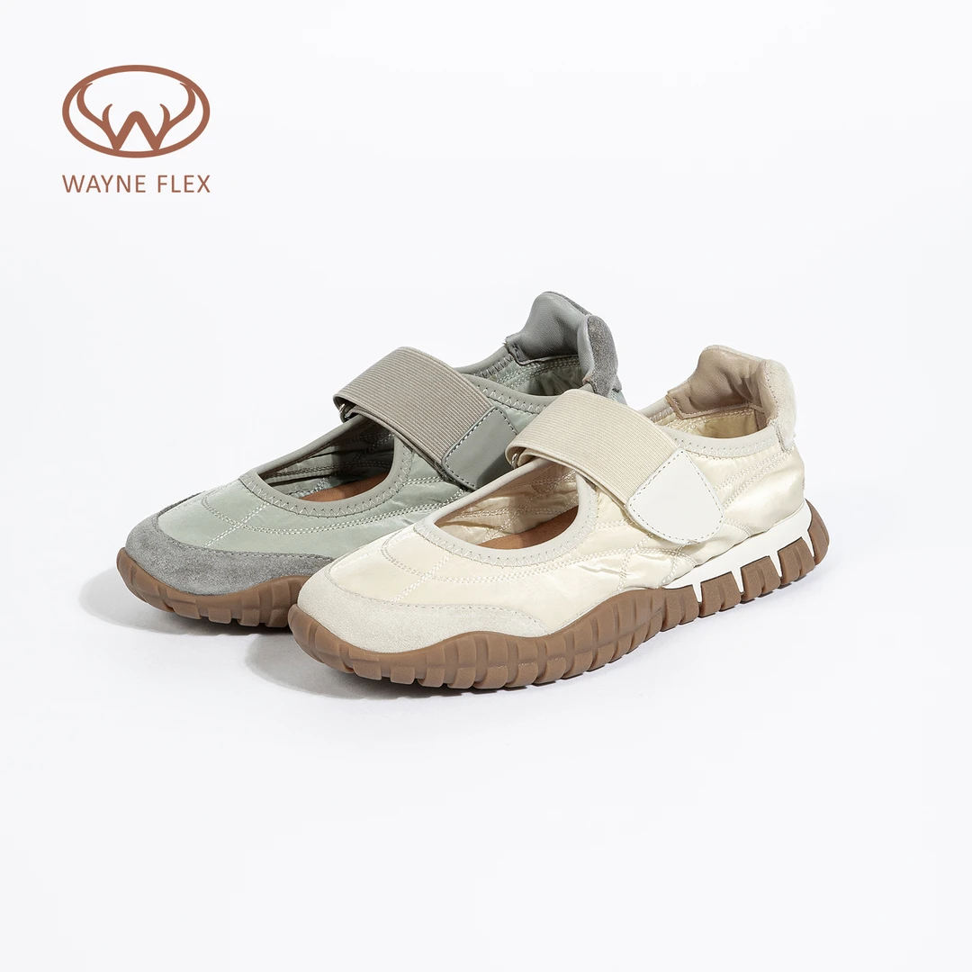 韦恩Wayneflex运动芭蕾风玛丽珍鞋夏季休闲鞋浅口软底单鞋1256