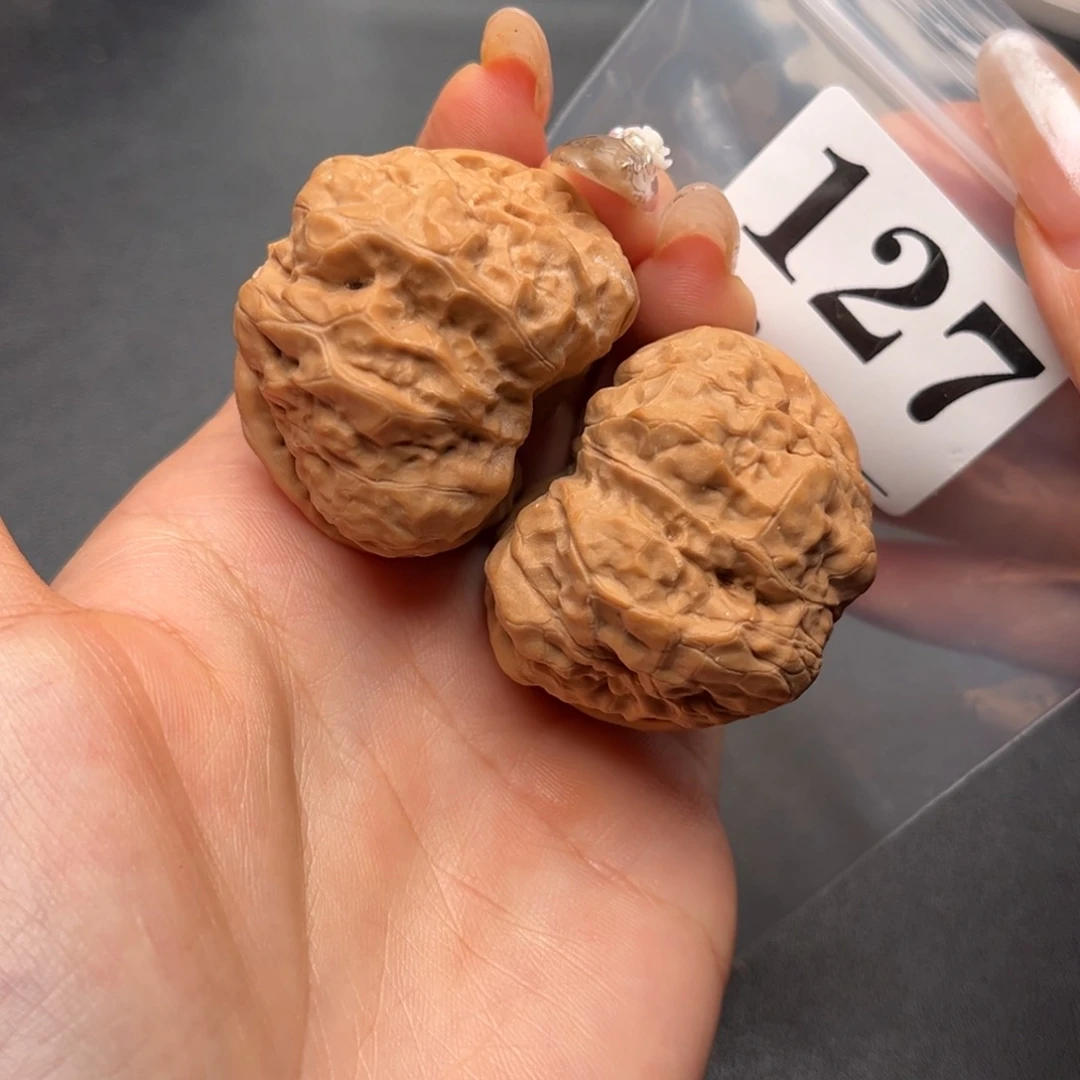 文玩核桃把件肚44➕边42