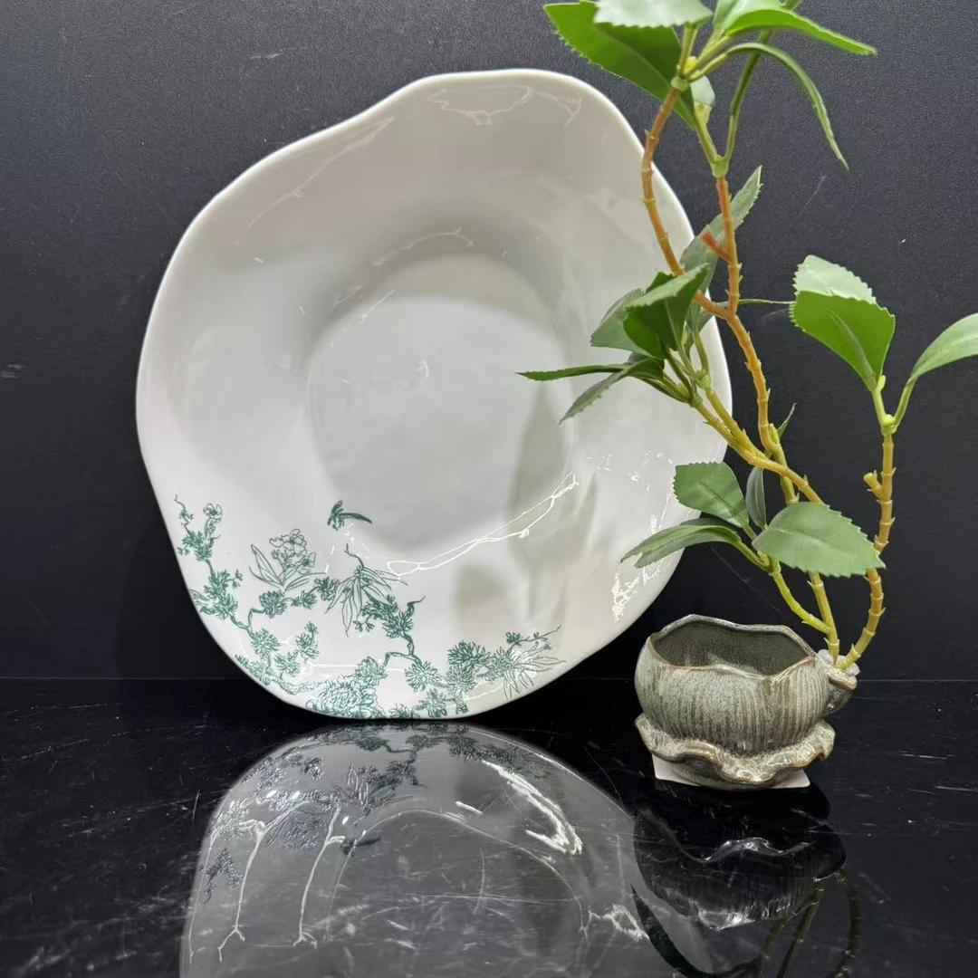 喜宴用高颜值个性异形凉菜盘精致融合菜餐具
