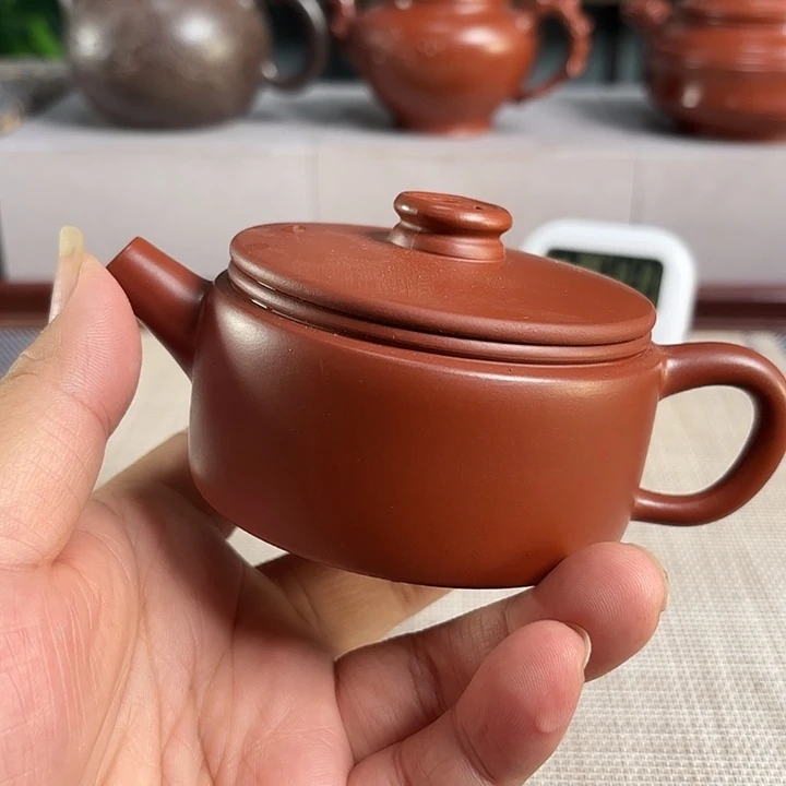 練***茶壶紫砂宜兴原矿手工紫砂壶