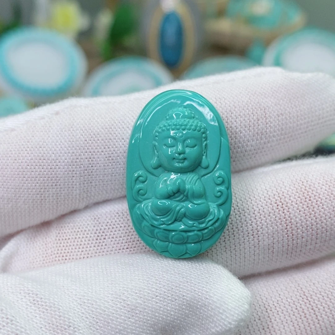 未镶嵌绿松石珠宝奇石