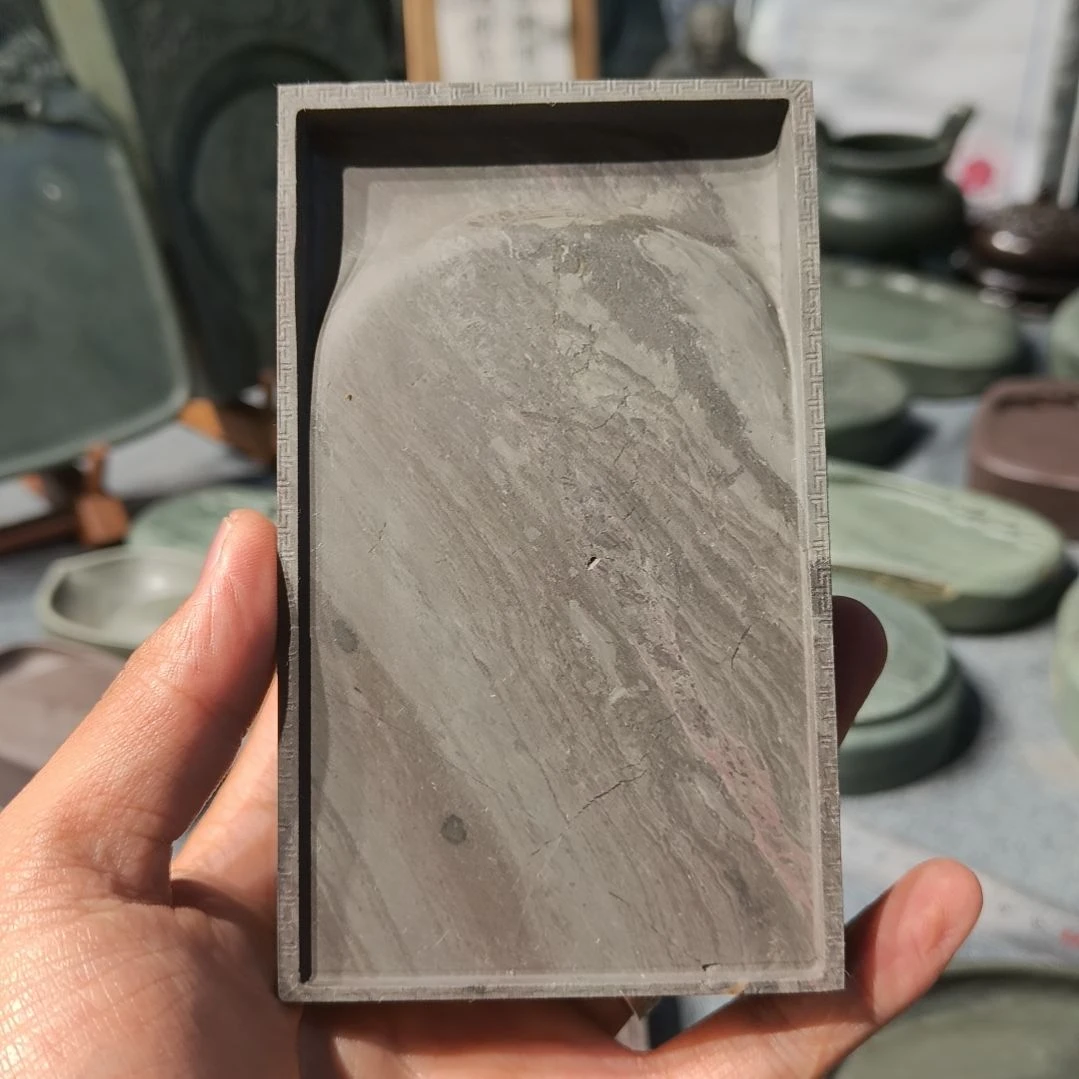 老坑洮砚 ，喇嘛崖老坑鸊鷉血门字砚