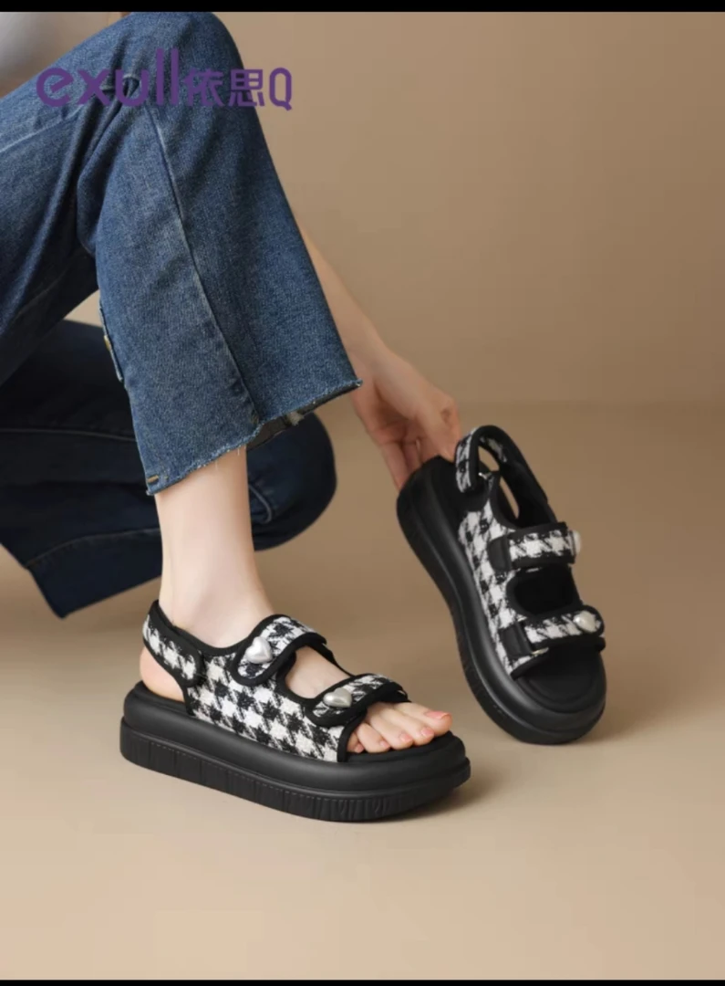 （小刘专属）女鞋 偶有瑕疵 介意勿拍显瘦时尚百搭厚底