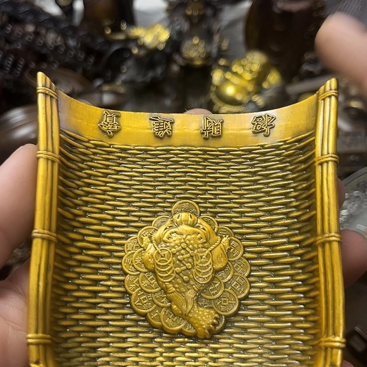 顺顺利利，铜器摆件