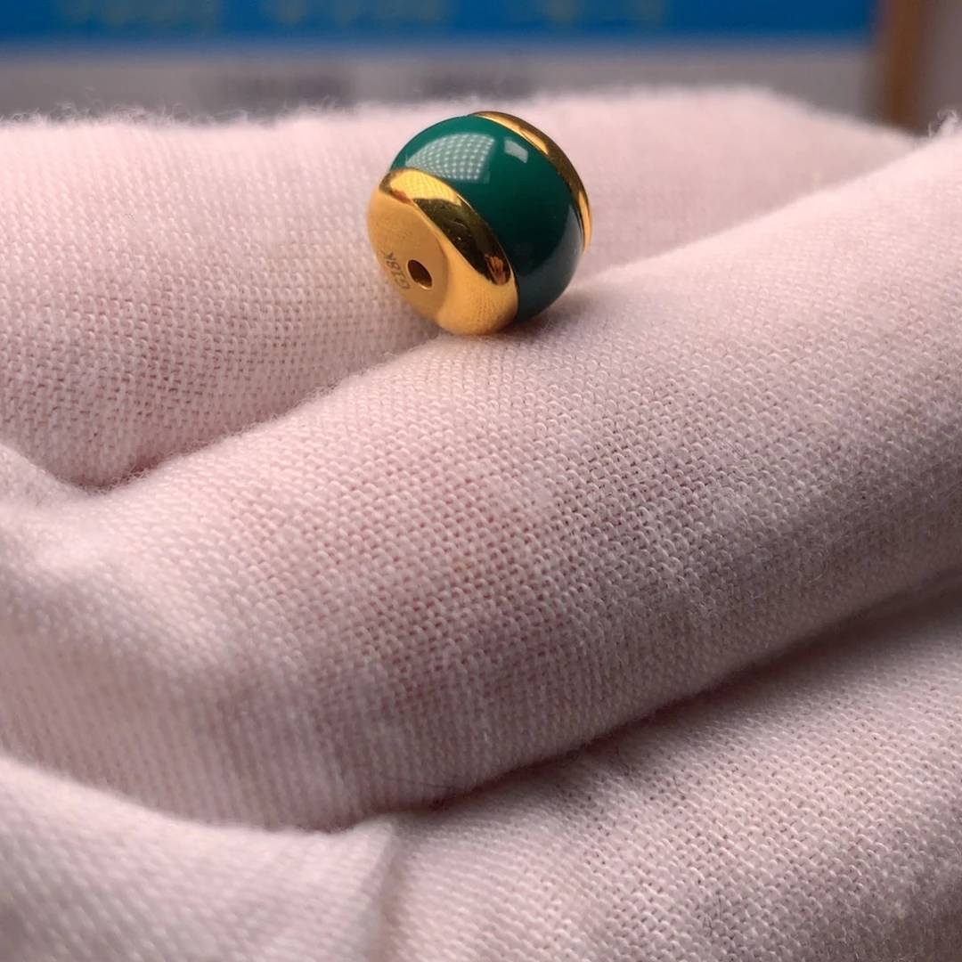 绿松石18K金镶嵌配饰