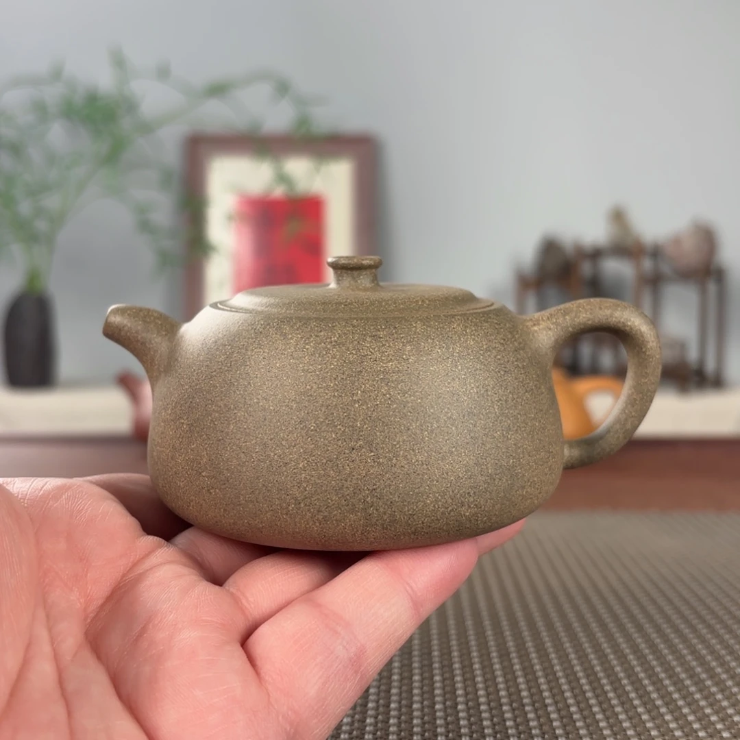 紫砂茶壶微瑕黄龙山原矿紫砂壶